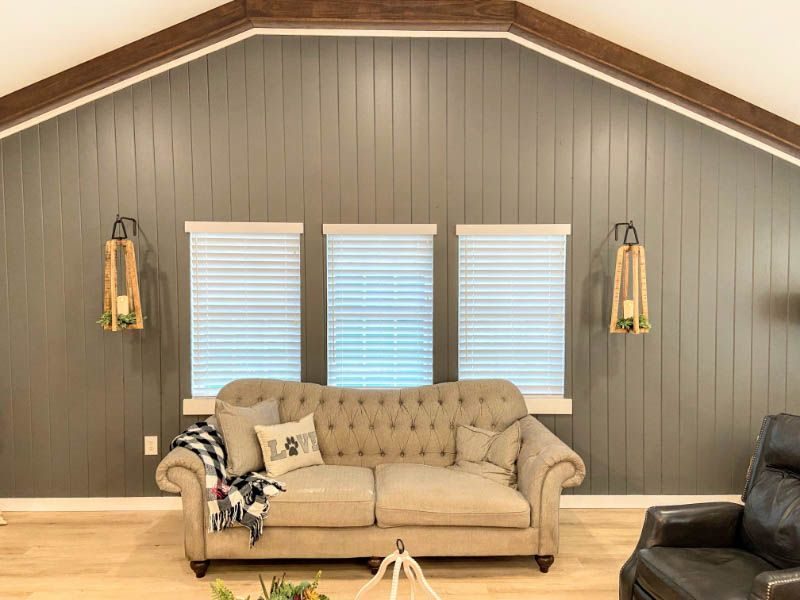 Faux Wood Blinds in central Texas Love is Blinds