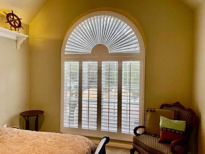 Love is Blinds-traditional blinds for special windows.