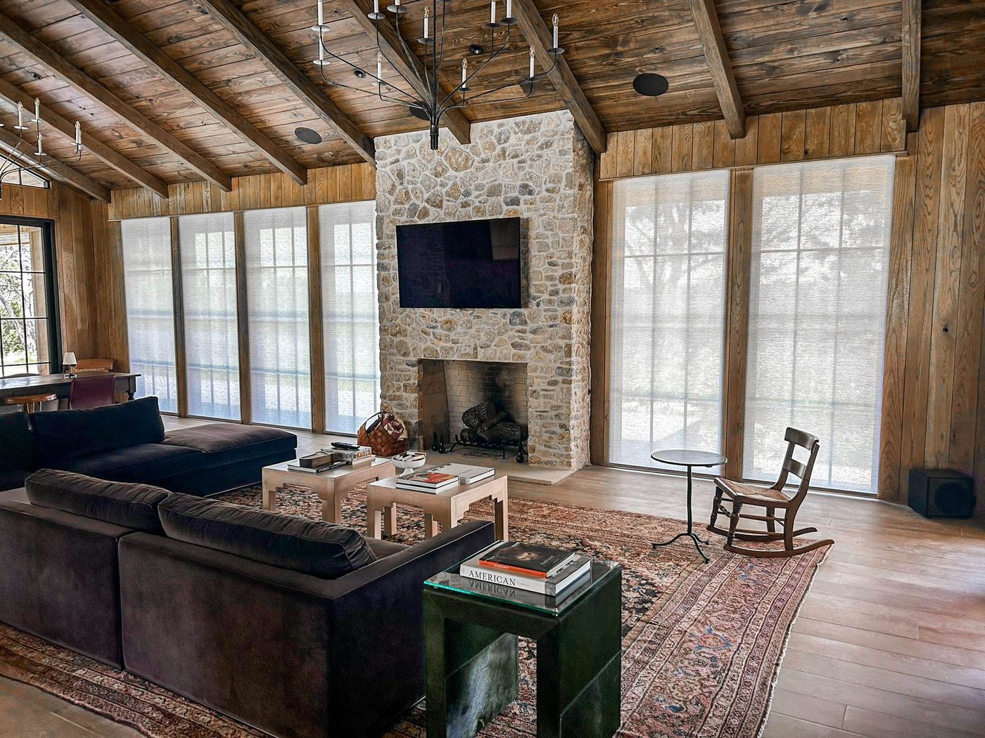 Roller Shades in Waco Texas Home