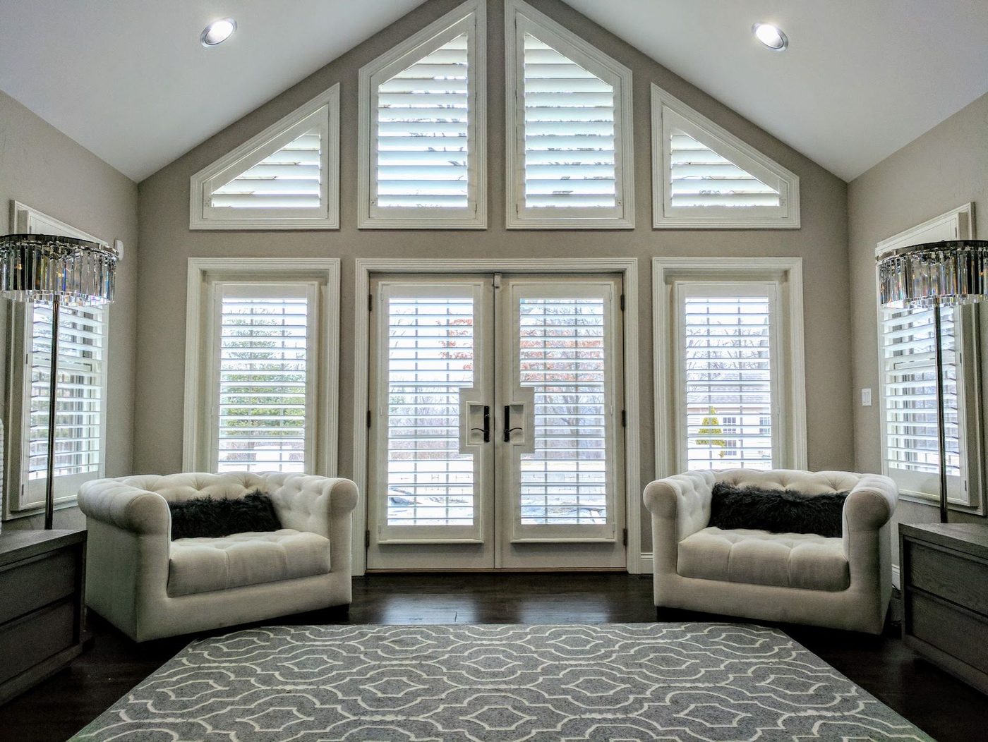 Plantation Shutters in a beautiful Texas home