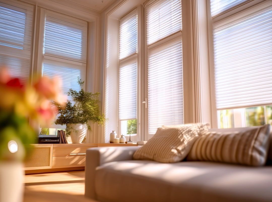 cellular shades living room