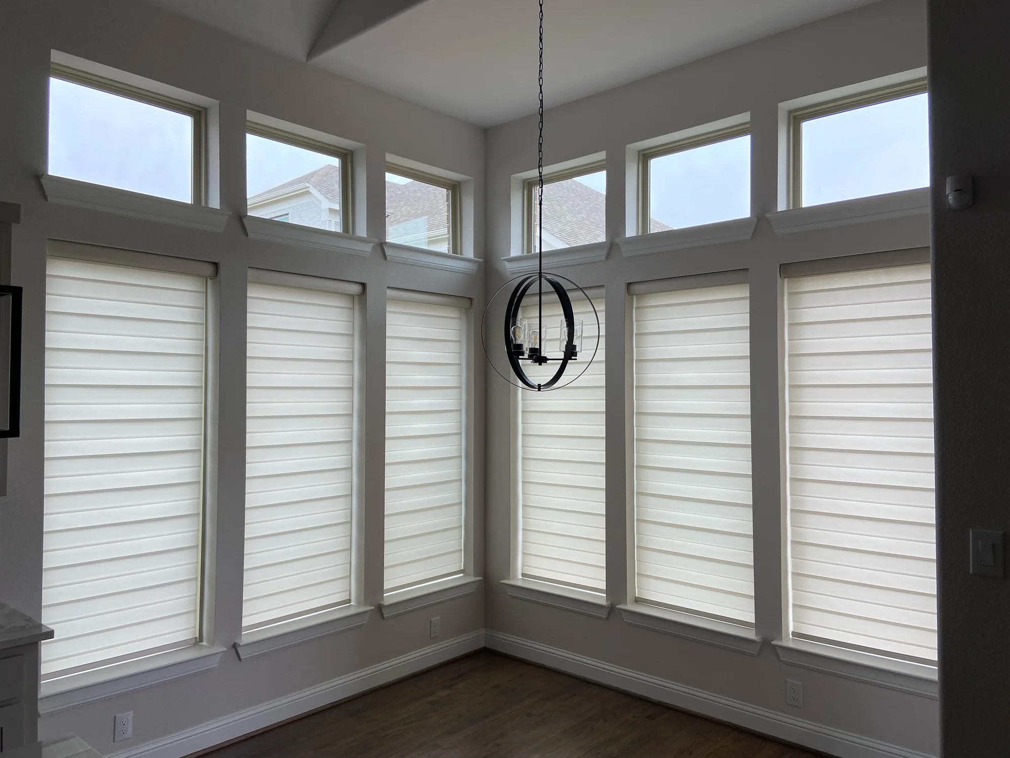 Drapery & Banded fitted to the window opening by Love Is Blinds