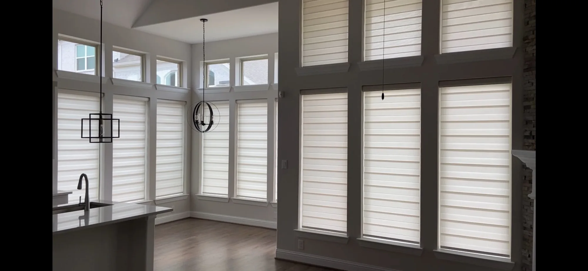 Drapery & Banded in a finished Love Is Blinds installation