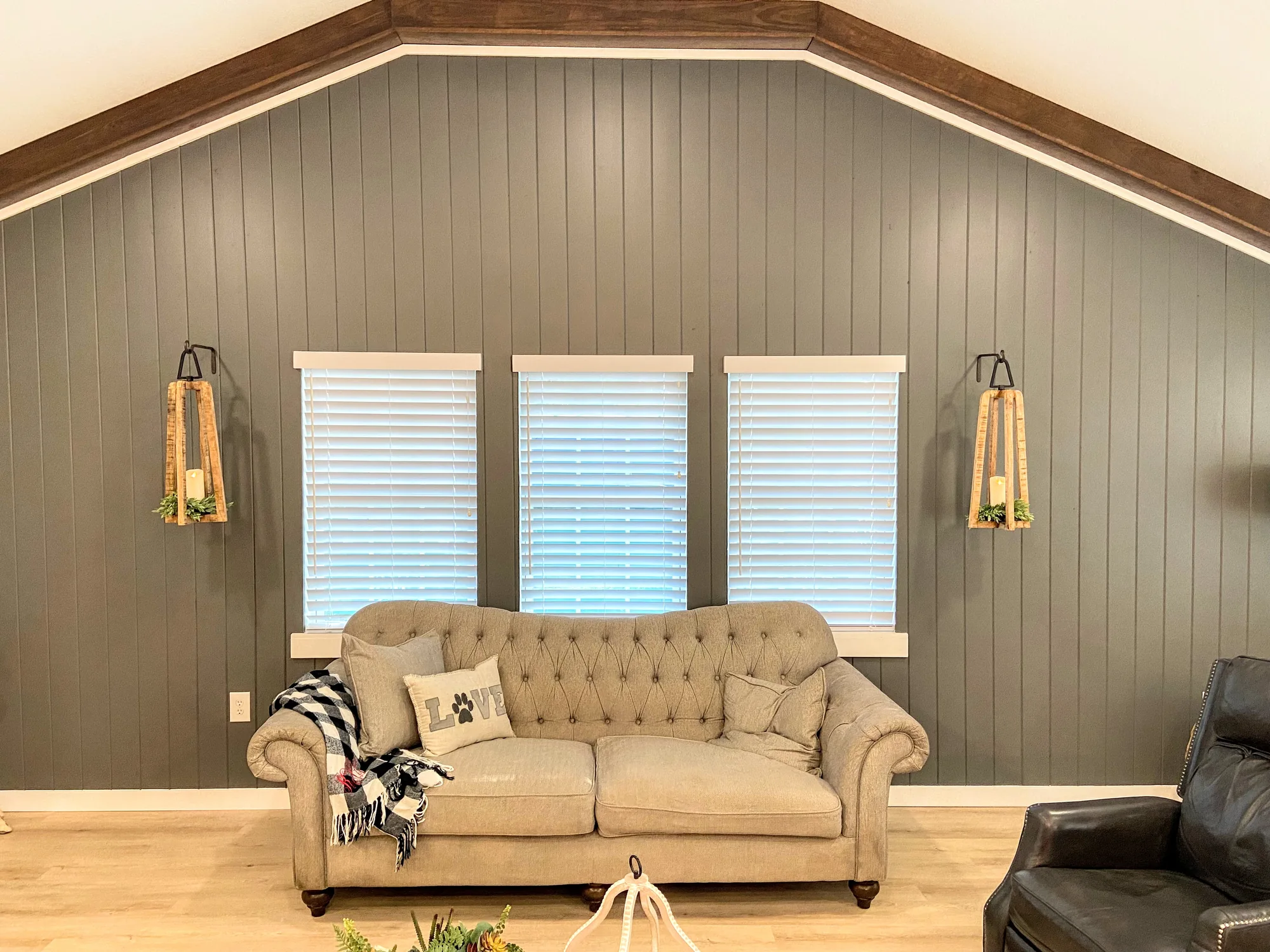 Custom Blinds installed in a Justin, TX home by Love Is Blinds