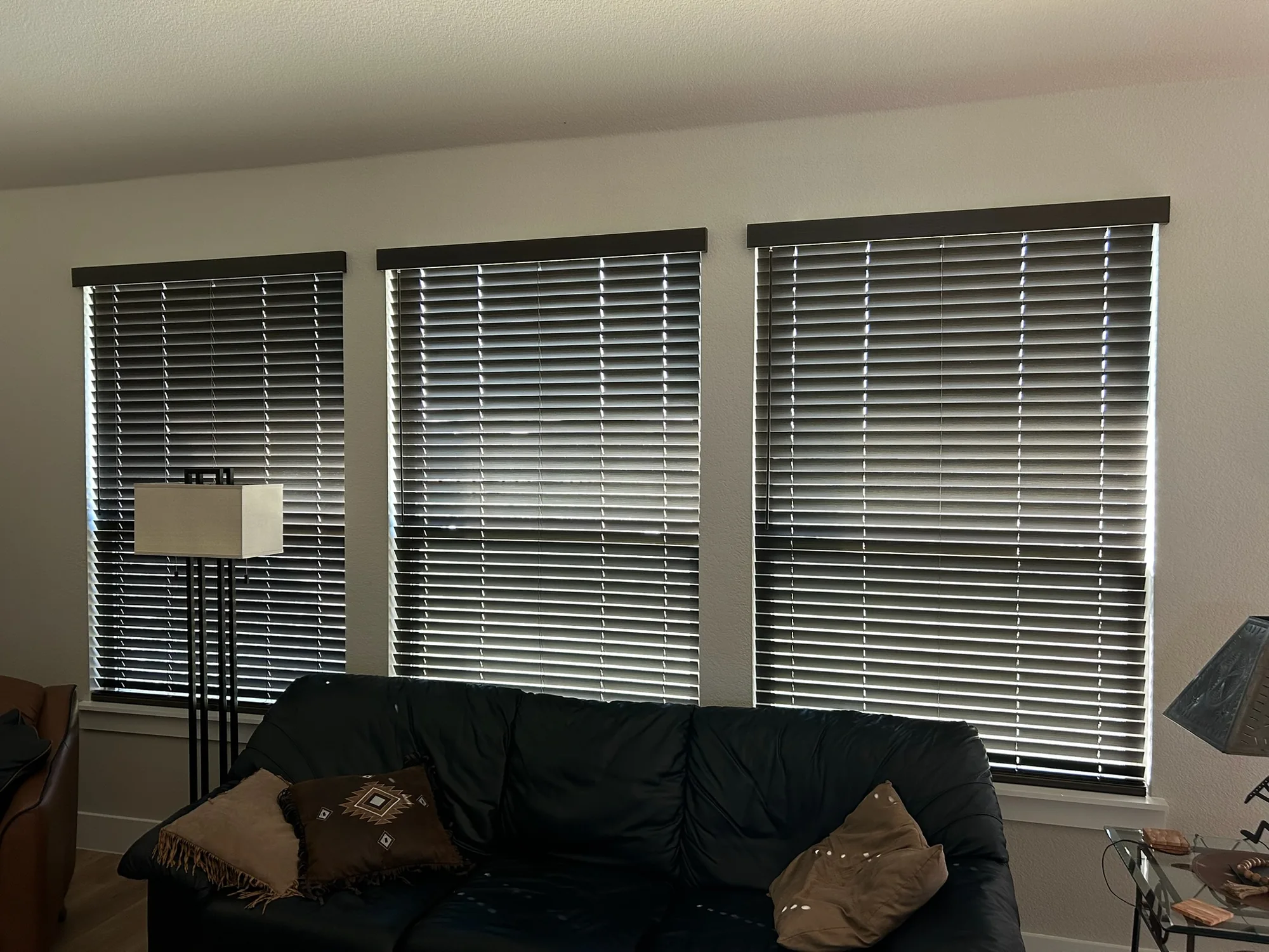 Custom Blinds installed in a Arlington, TX home by Love Is Blinds