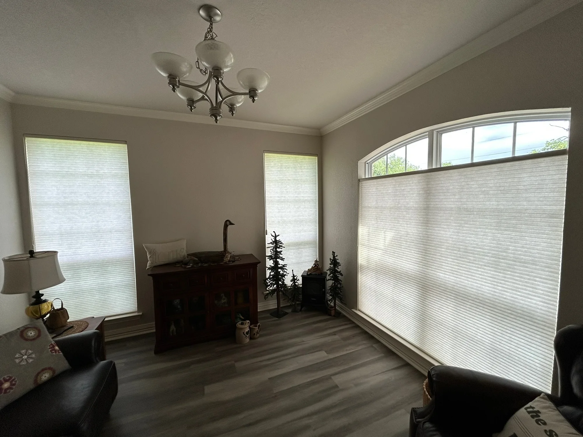 Custom Shades measured and installed in Austin, TX