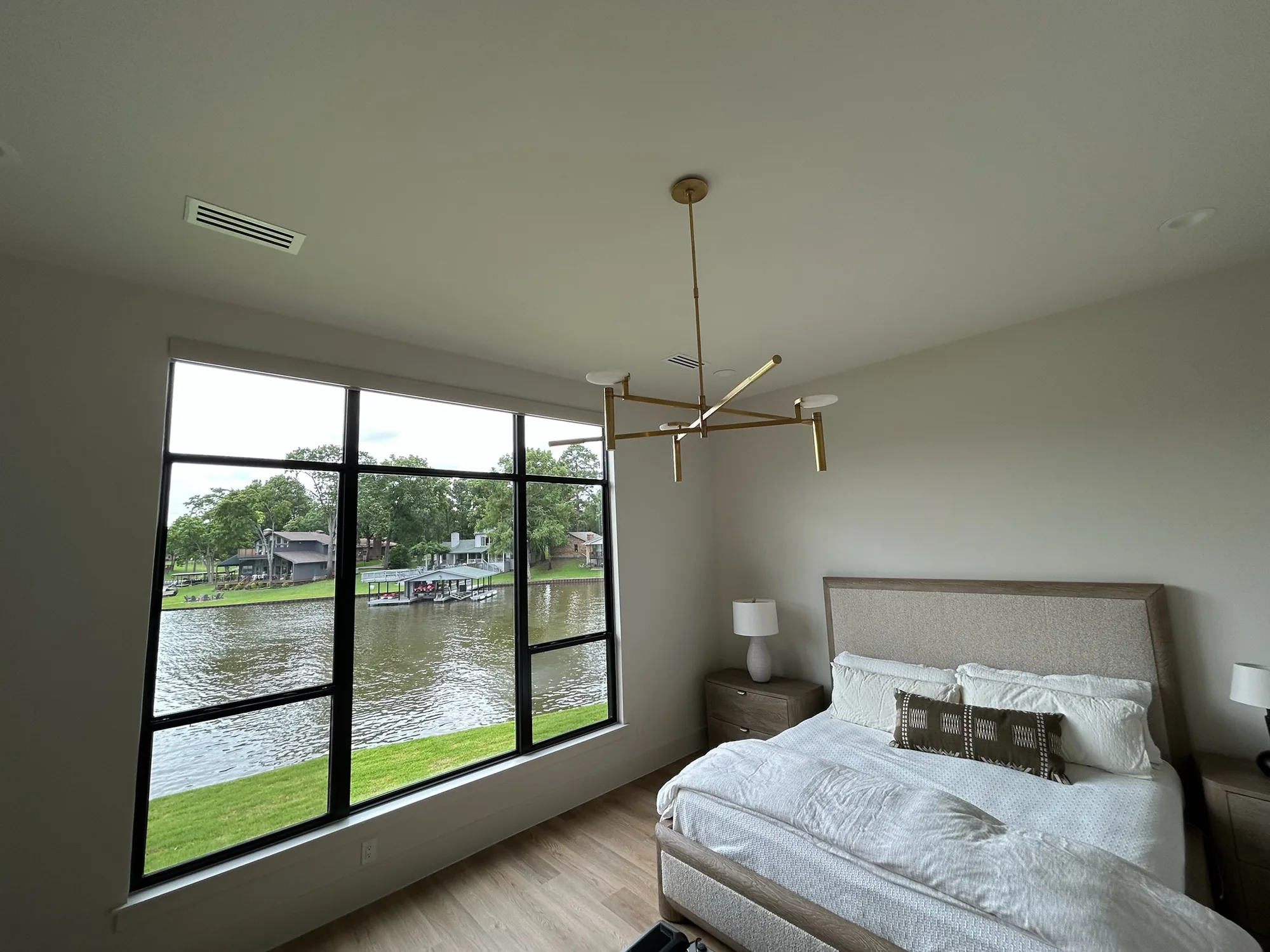 Roller Shades shading a Texas room
