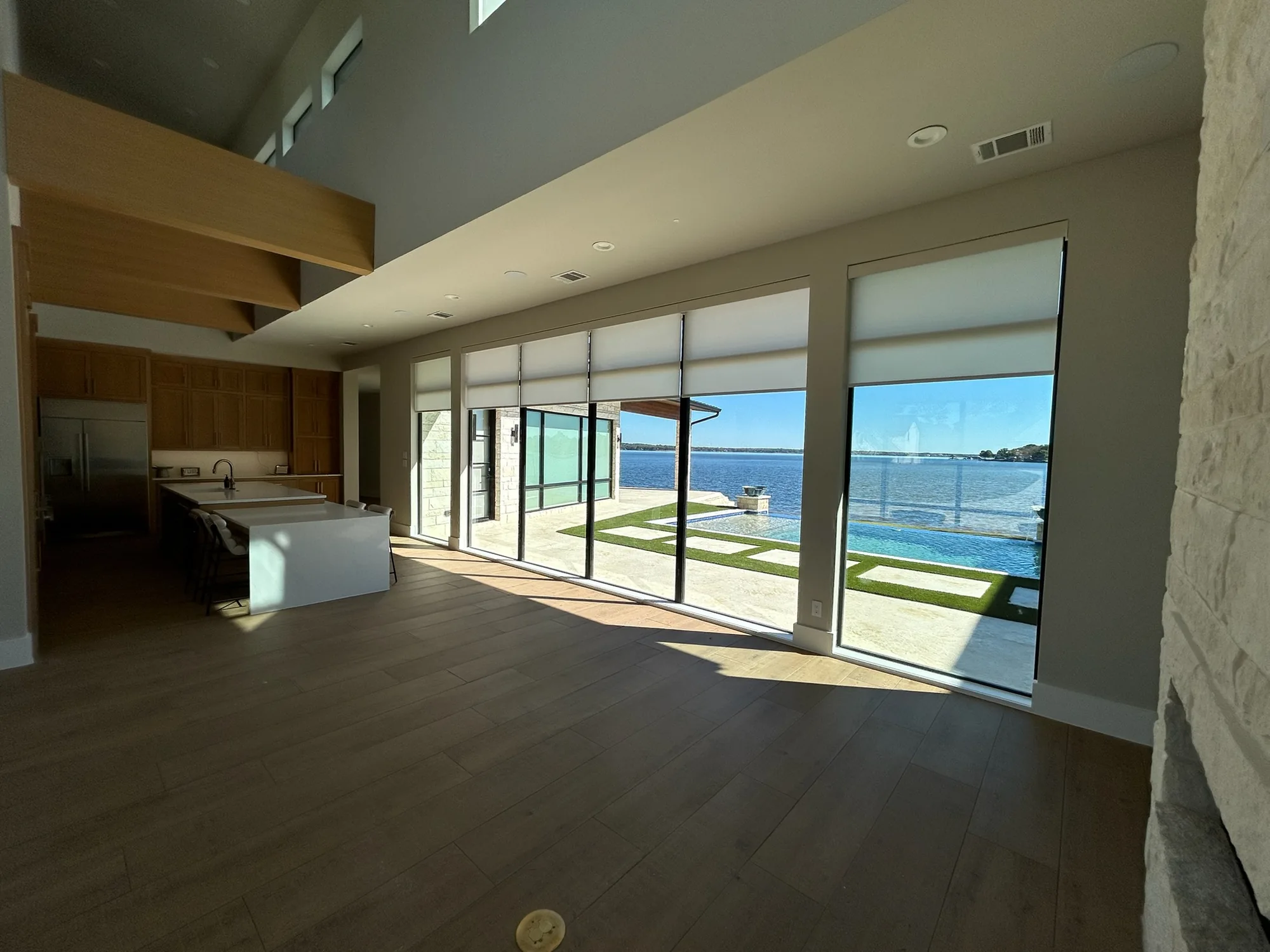 Roller Shades installed by Love Is Blinds in a Texas home