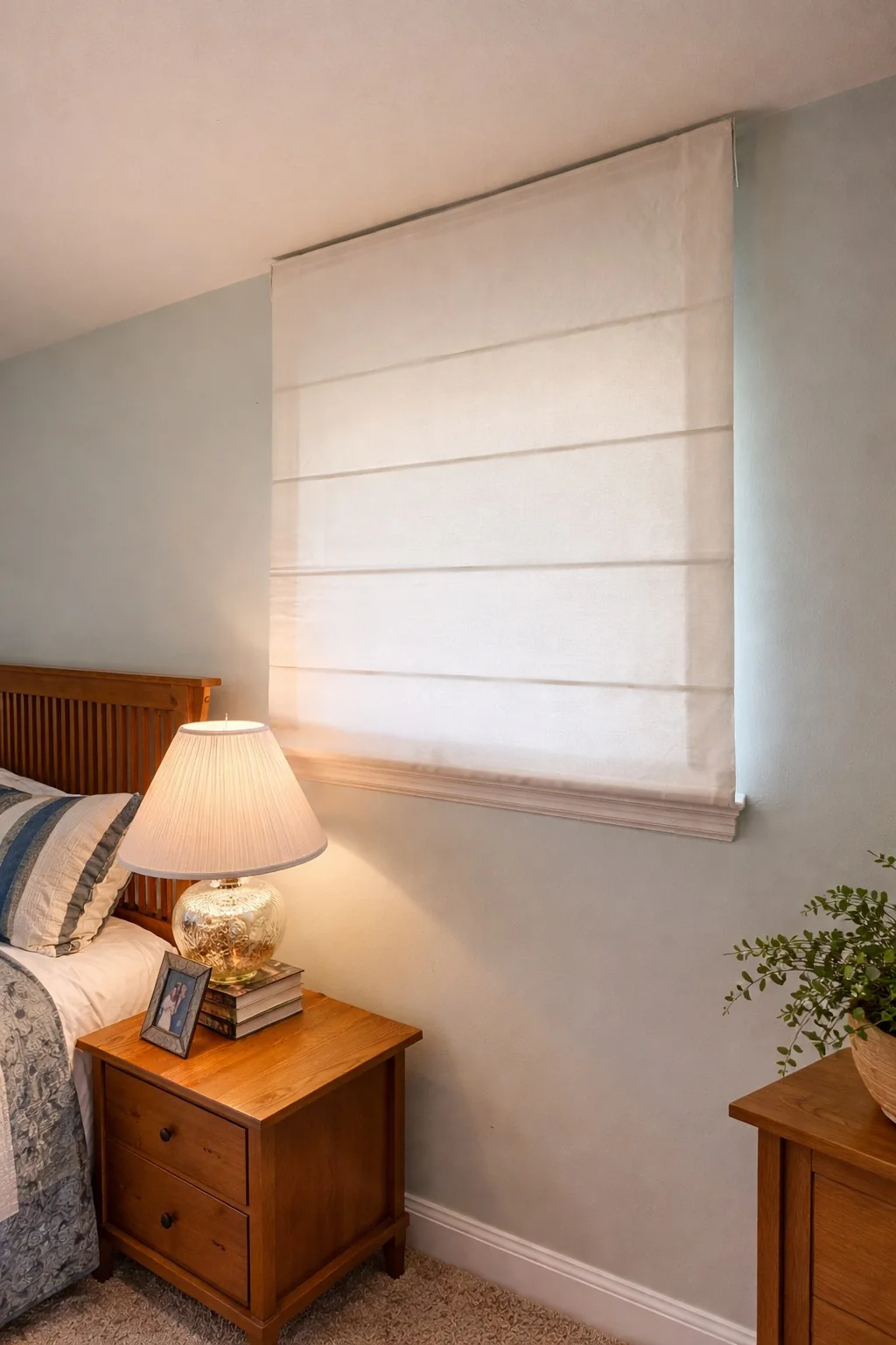 Roman & Woven installed by Love Is Blinds in a Texas home