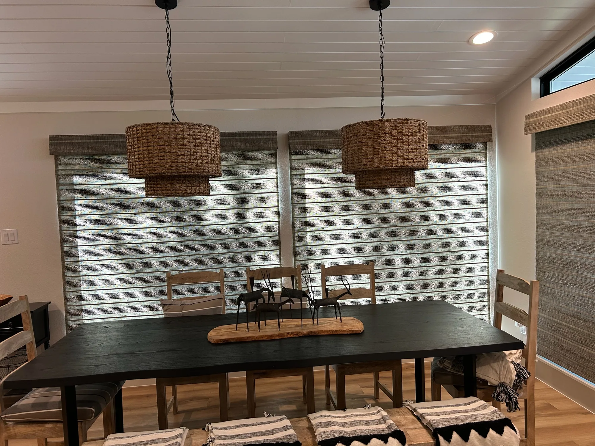 Roman & Woven in a finished Love Is Blinds installation