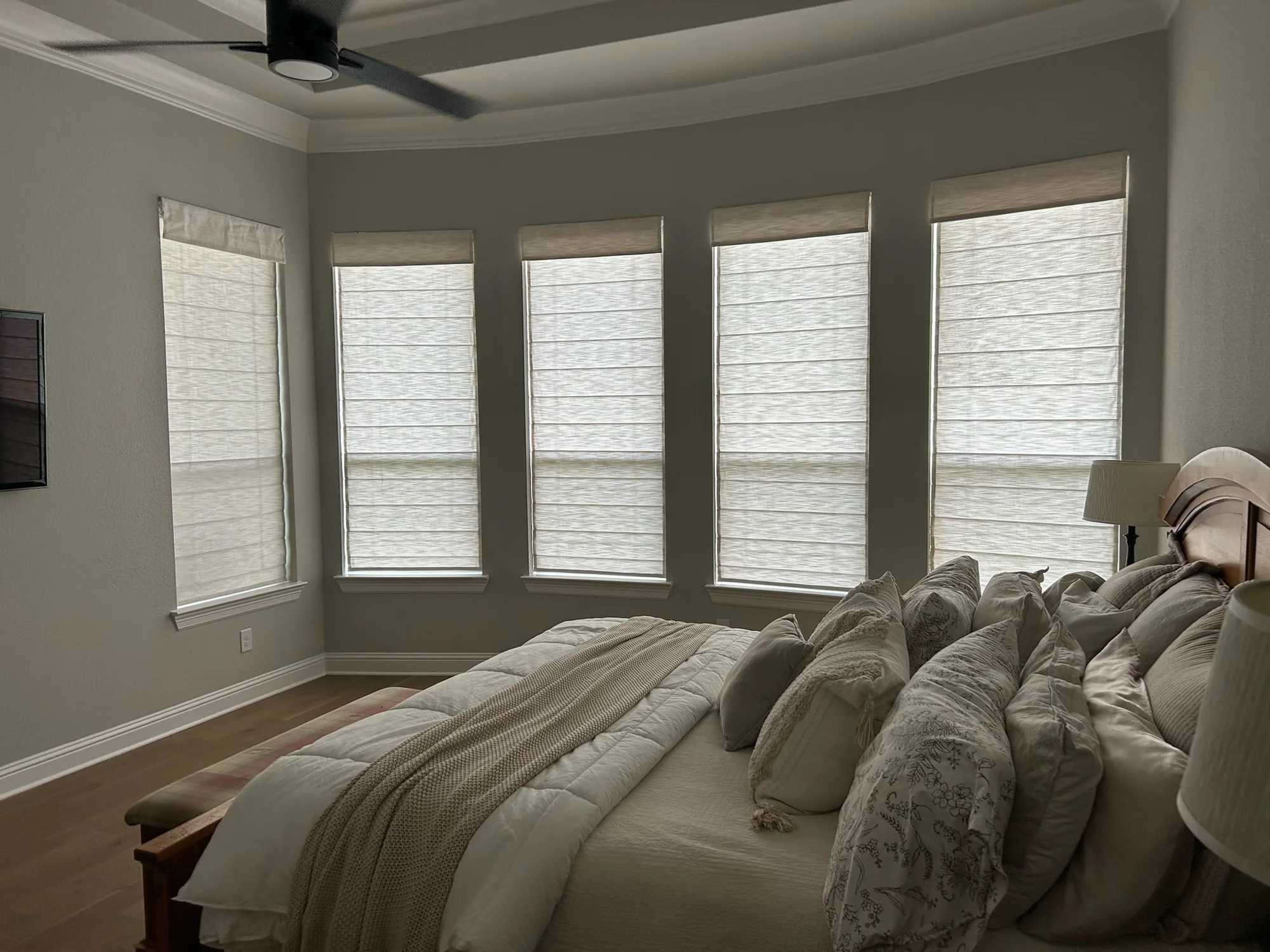 Roman & Woven in a finished Love Is Blinds installation