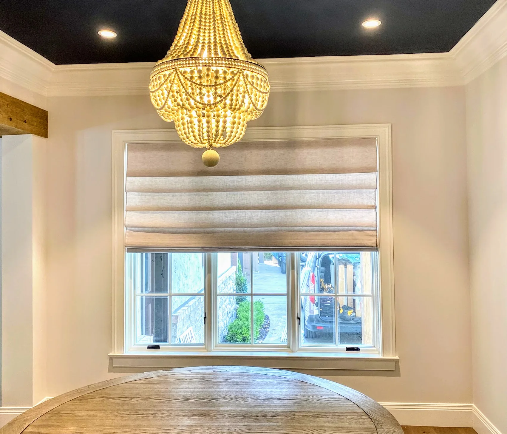 Roman & Woven installed by Love Is Blinds in a Texas home