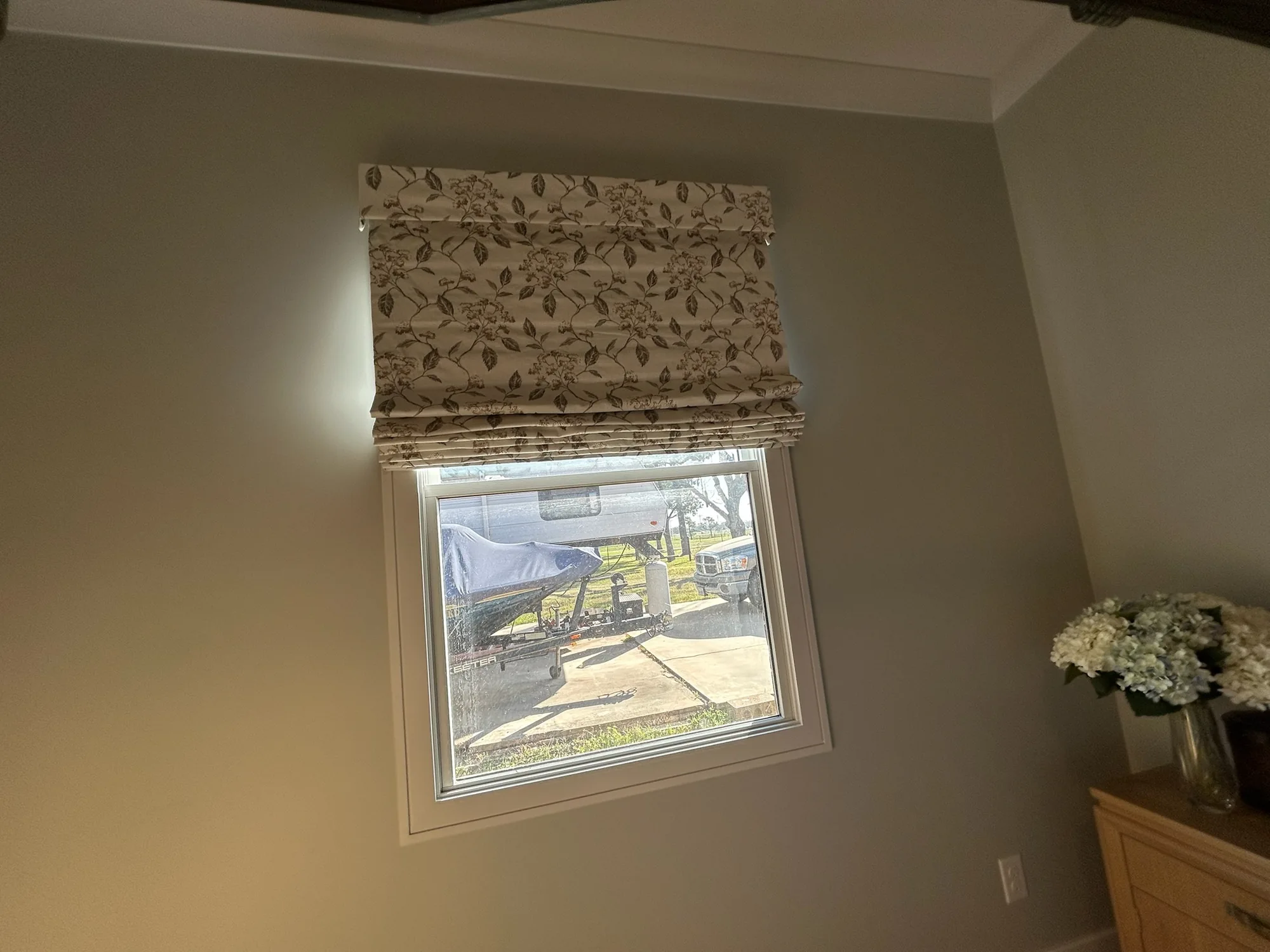 Roman & Woven installed by Love Is Blinds in a Texas home