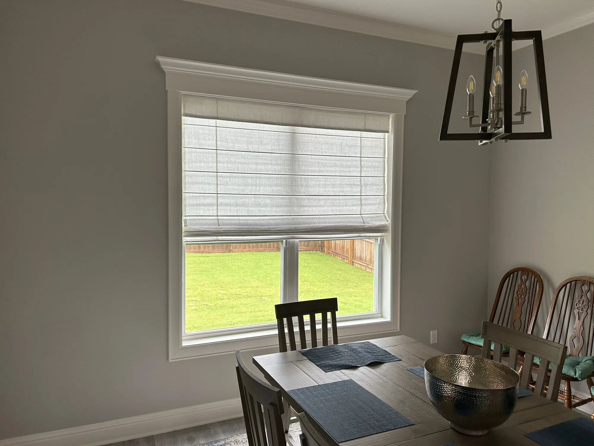 Custom Shades installed in Denton, TX by Love Is Blinds