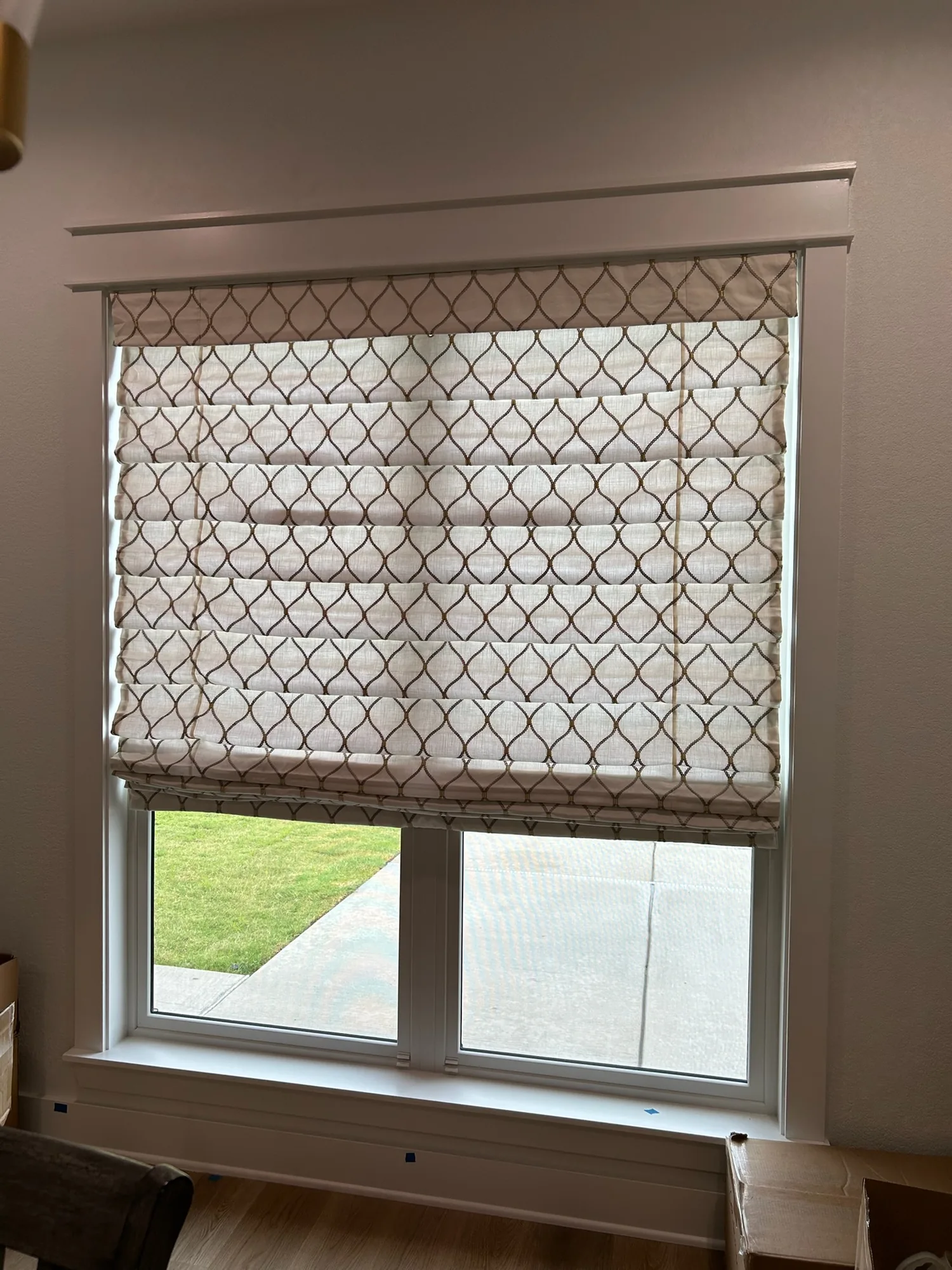 Roman & Woven installed by Love Is Blinds in a Texas home