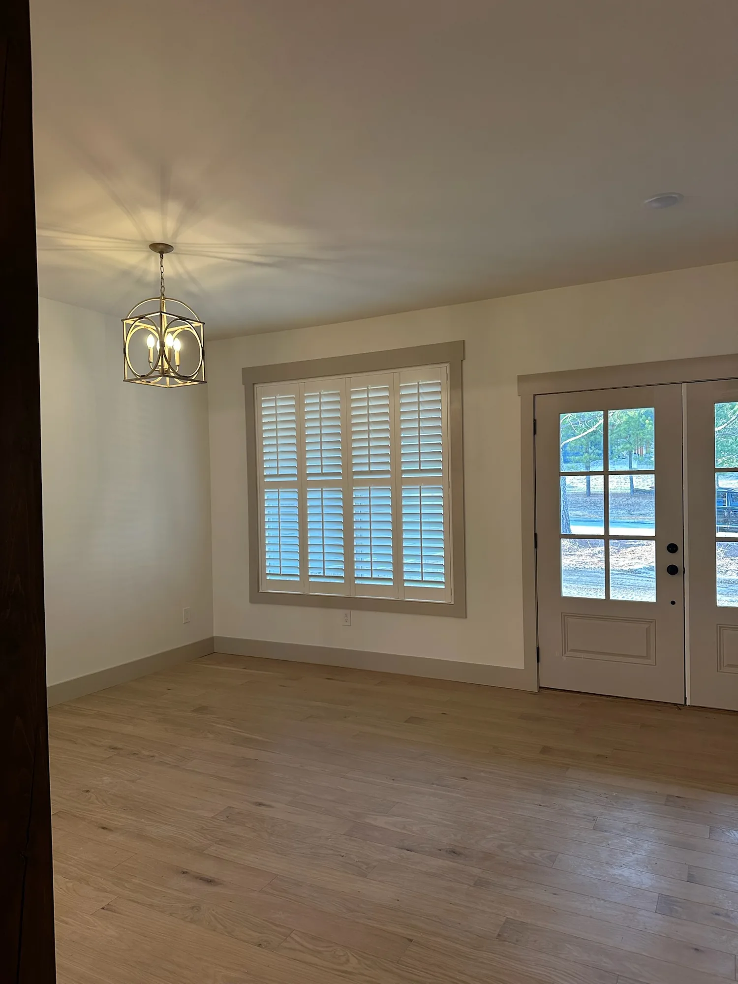 Plantation Shutters shading a Texas room