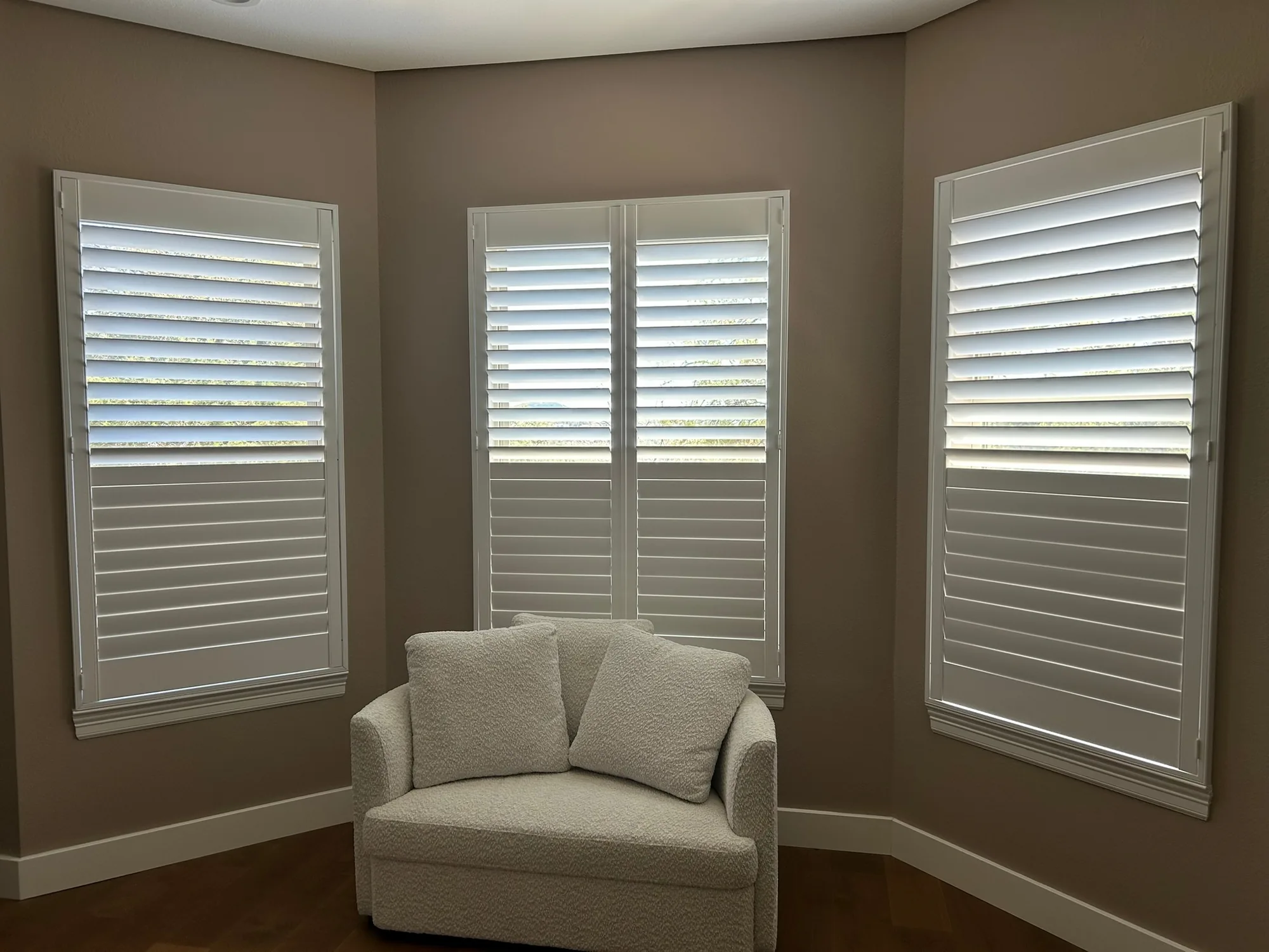 Plantation Shutters installed by Love Is Blinds in a Texas home