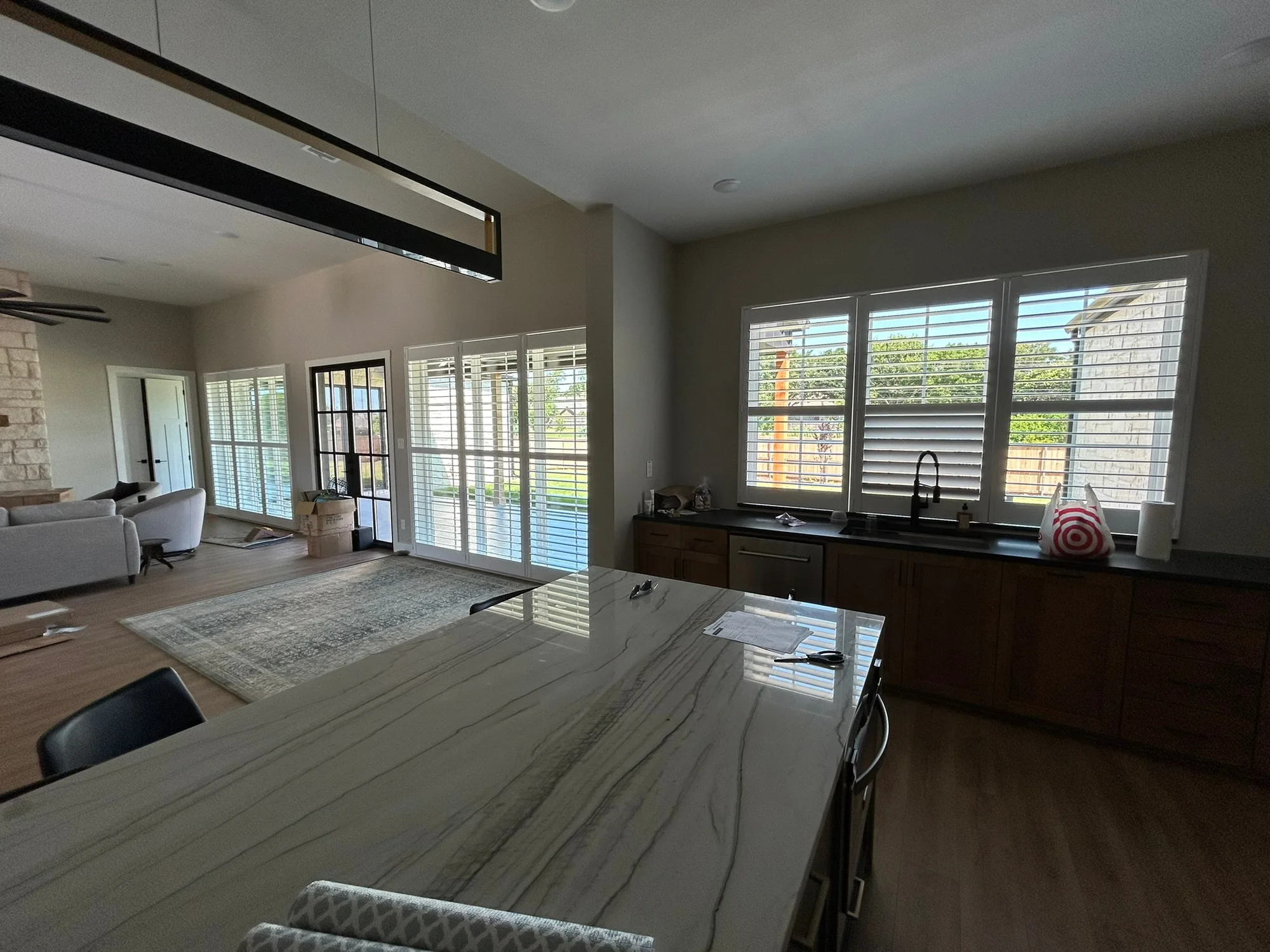 Window Shutters installed in a Arlington, TX home by Love Is Blinds