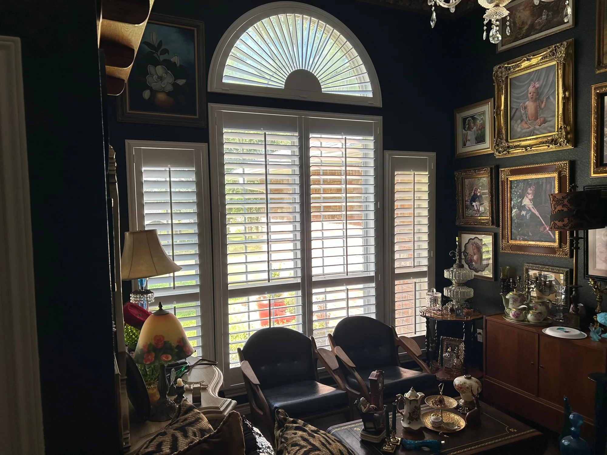 Plantation Shutters installed in a Euless, TX home by Love Is Blinds