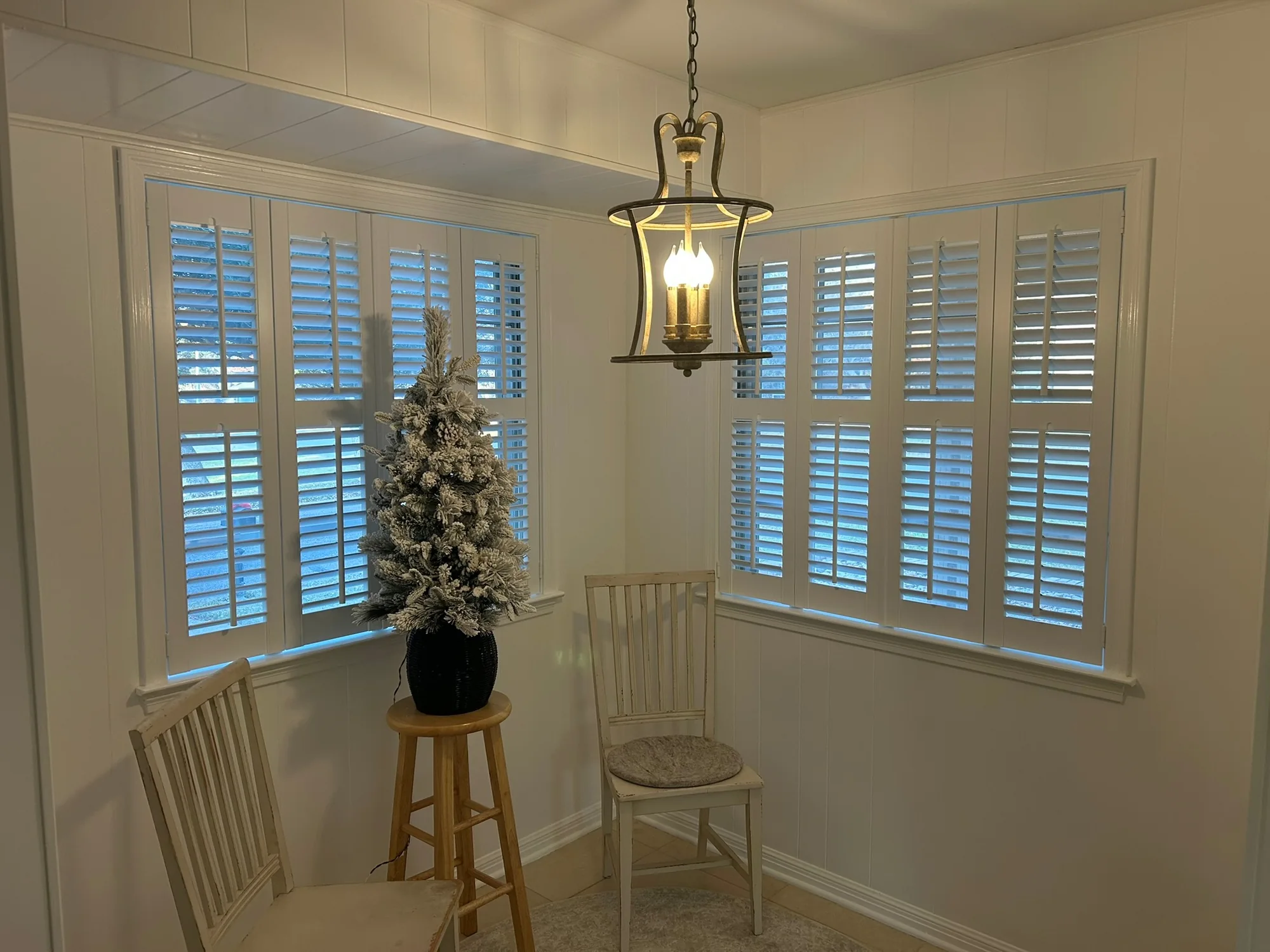 Plantation Shutters fitted to the window opening in Euless, TX