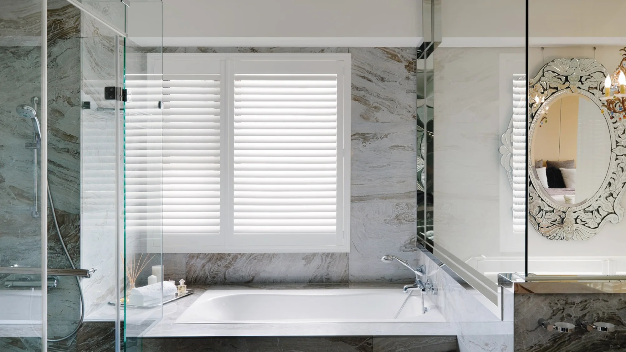 Custom window treatments shading a Texas room in the afternoon