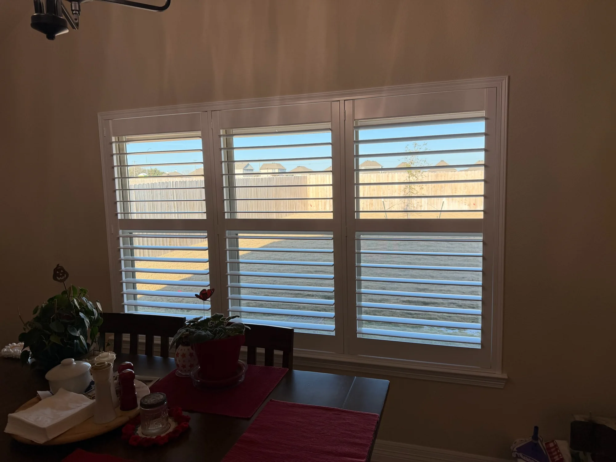 Plantation Shutters measured and installed in Euless, TX