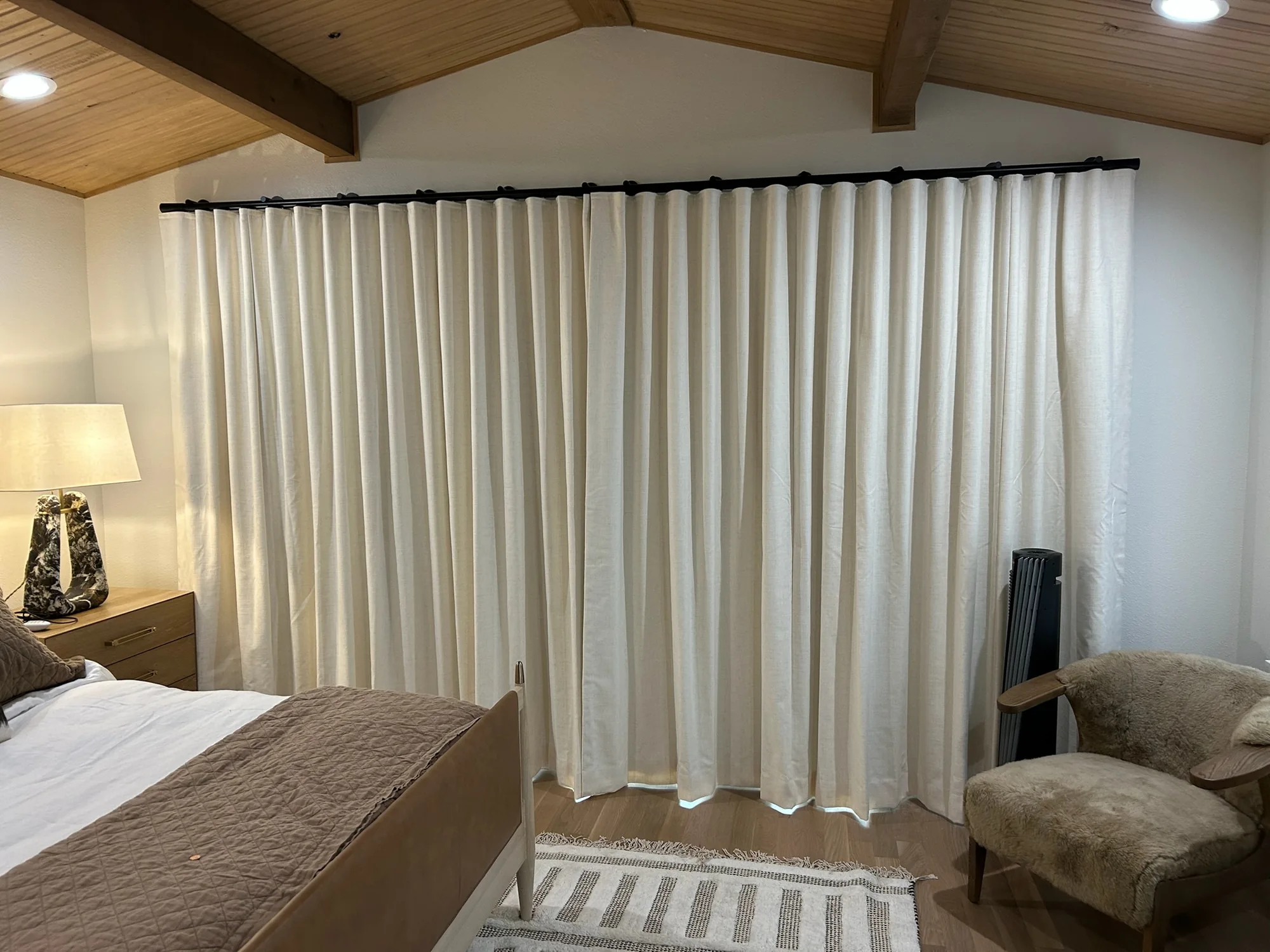 Motorized Shades measured and installed in Euless, TX