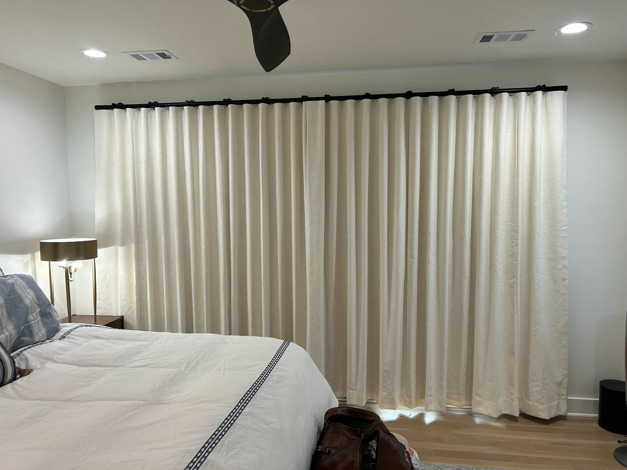 Drapery & Banded in a finished Love Is Blinds installation