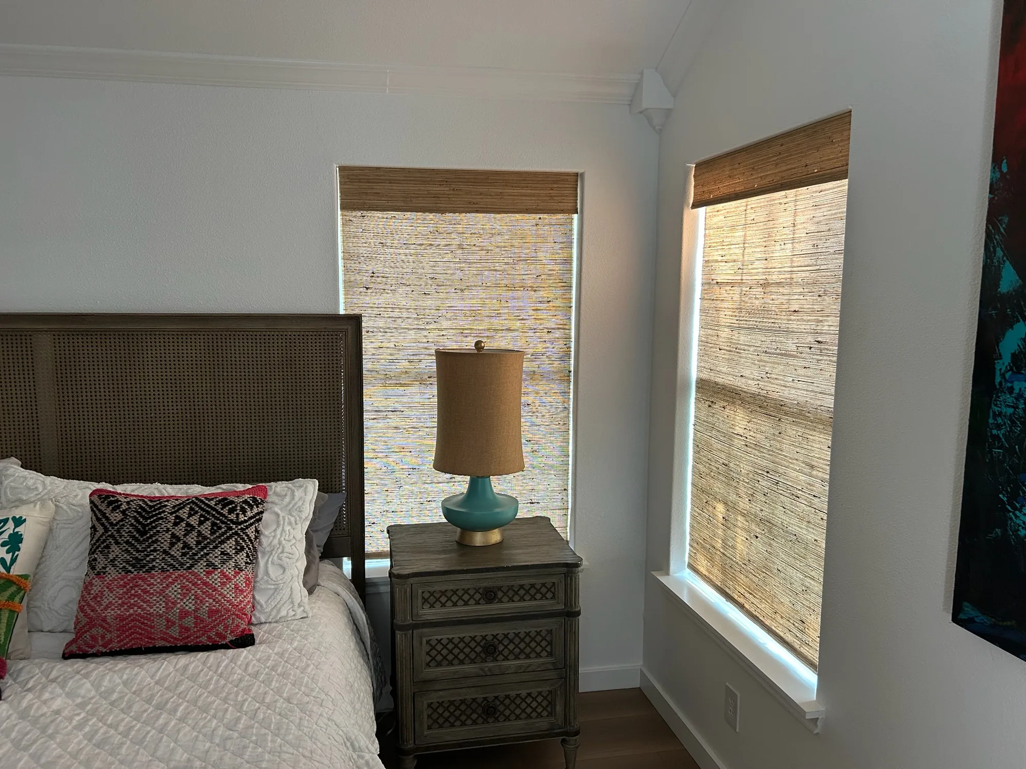 Roman & Woven installed by Love Is Blinds in a Texas home
