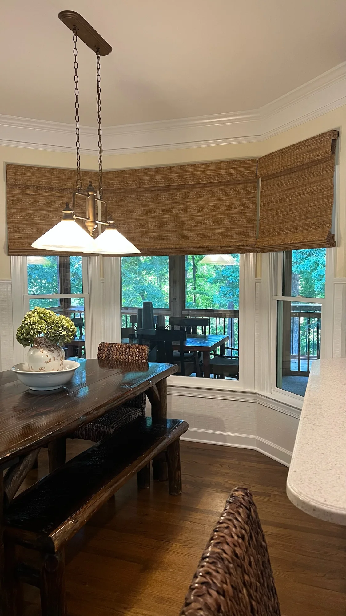 Roman & Woven installed by Love Is Blinds in a Texas home